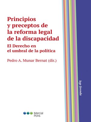 cover image of Principios y preceptos de la reforma legal de la discapacidad